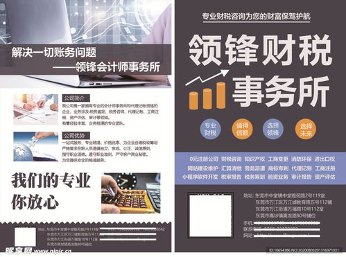 賬務(wù)公司傳單設(shè)計圖 dm宣傳單